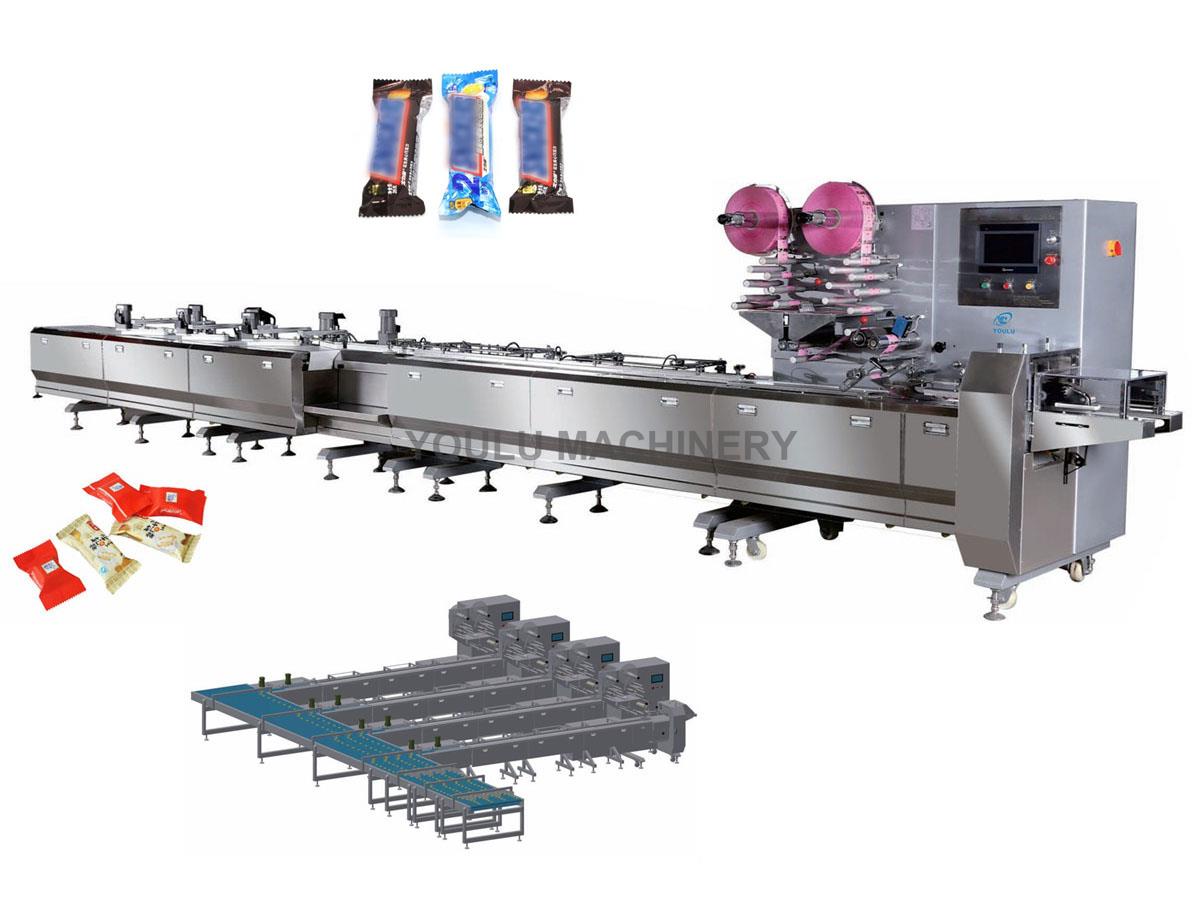 Automatic Candy And Chocolate Arranged Pillow Packing Machine