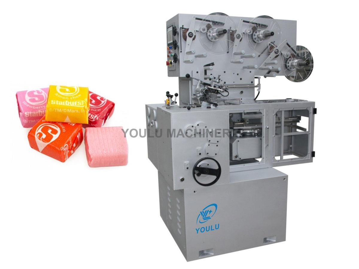 Machine à emballer de bonbons de coupe et de pliage